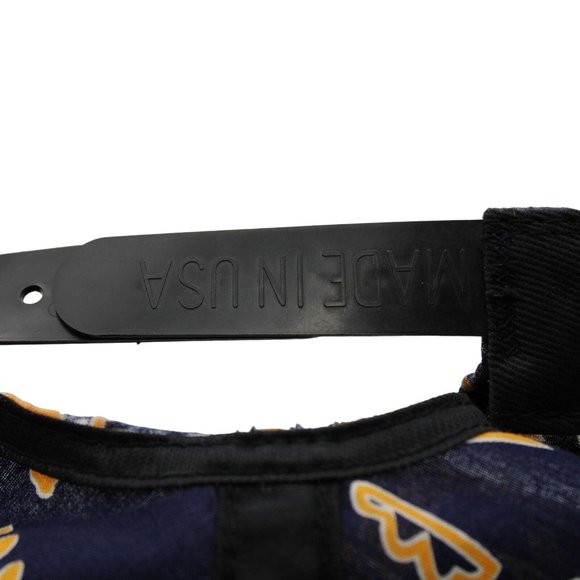 California Cal State Berkley Blue Gold Hawaiian Snapback Hat Ke Nui Hula Girl - Picture 10 of 10